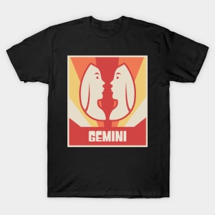 Gemini – Vintage Astrology Zodiac Sign T-Shirt